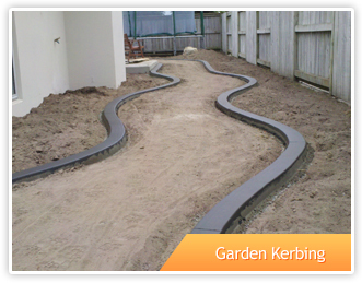 Concrete edging Tauranga garden curbing Bay of Plenty